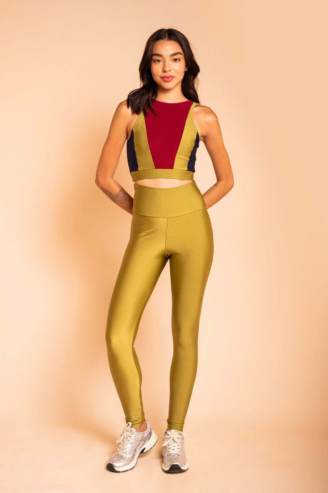 CALÇA LEGGING BÁSICA PISTACHE
