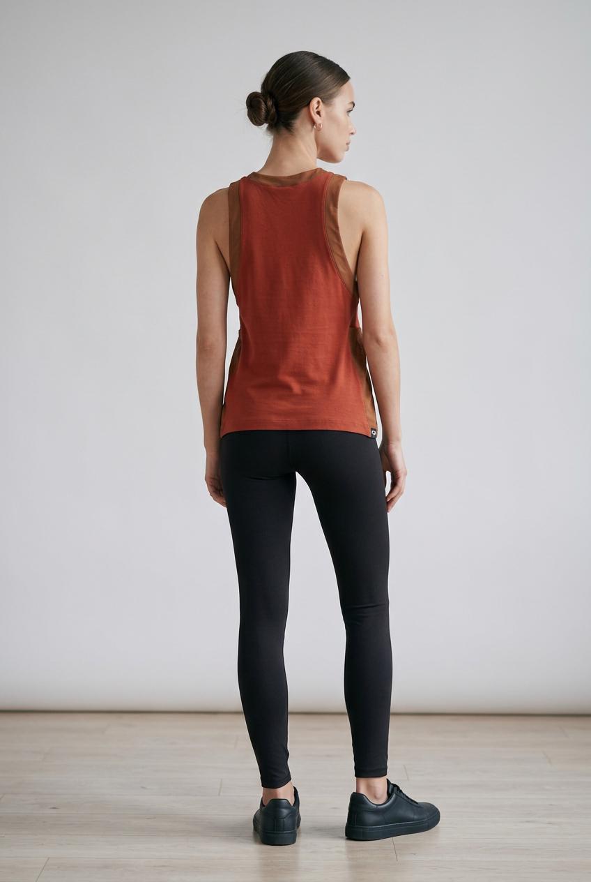 CALÇA LEGGING BÁSICA MARROM COFFEE