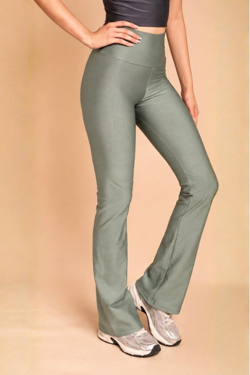 CALÇA FLARE BAILARINA VERDE CIDREIRA