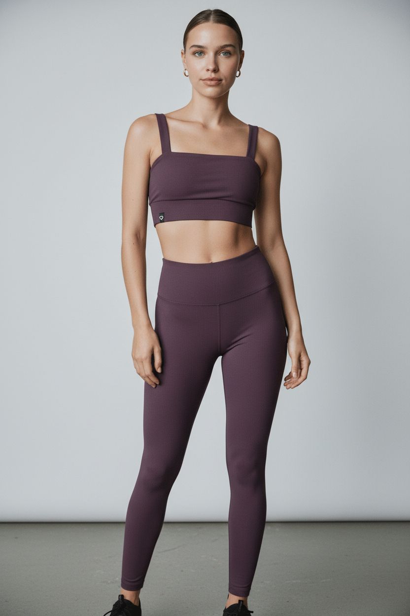 TOP DECOTE RETO ALÇA MARROM