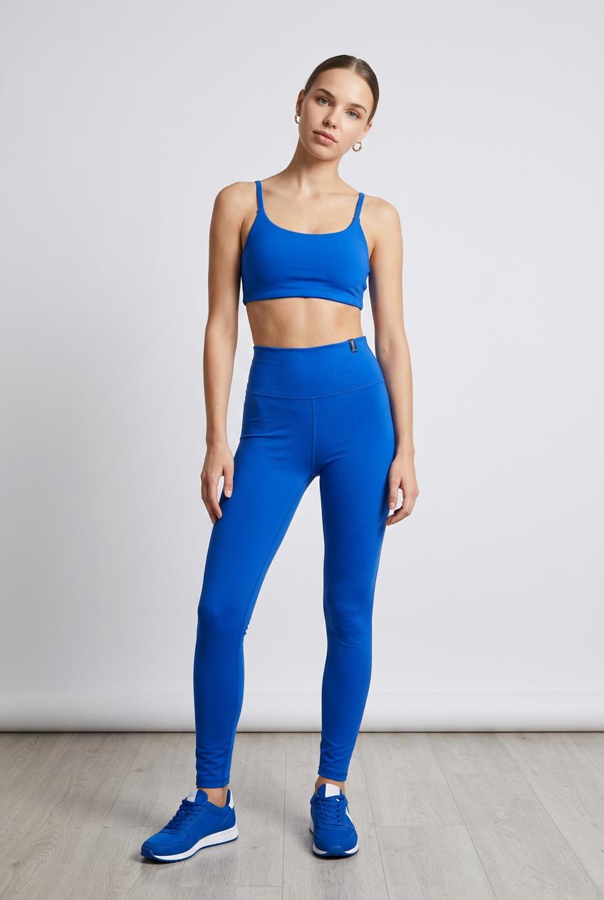 CALÇA LEGGING BÁSICA AZUL OCEANO
