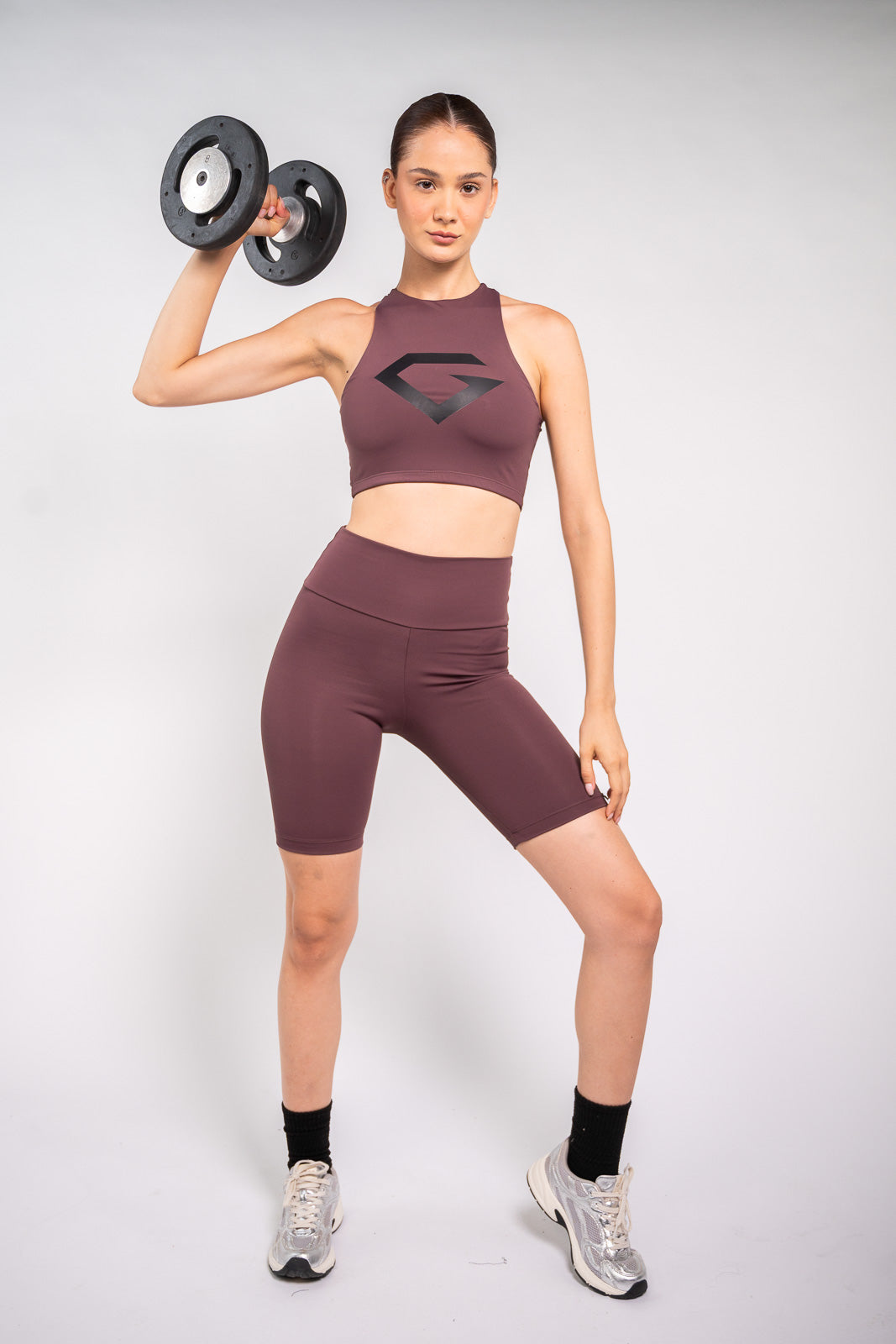 BERMUDA BIKER MARROM