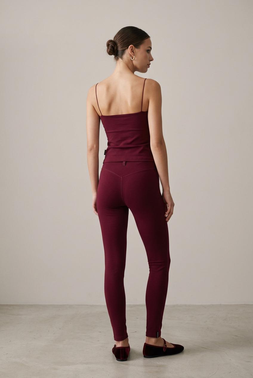 CAMISETA ALÇA FINA VINHO CARMIM