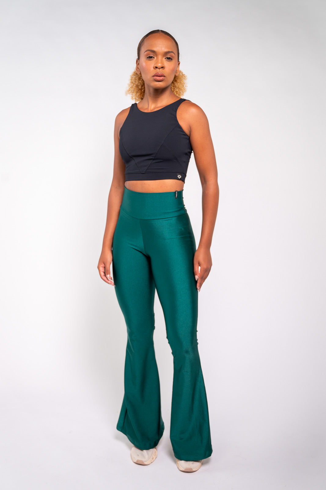 CALÇA MAXI FLARE VERDE GALÁPAGOS