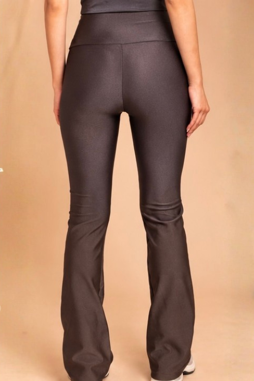 CALÇA FLARE BAILARINA COFFEE