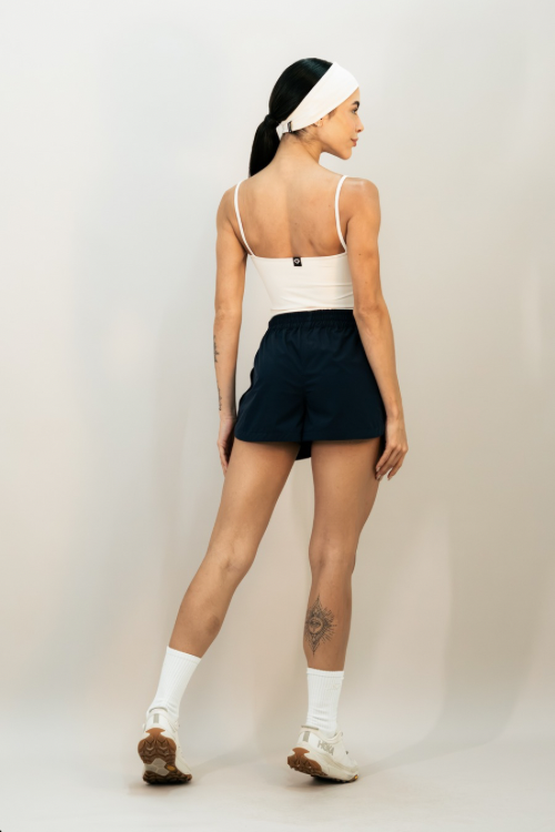 SHORT RUN MOSCAS LATERAIS PRETO