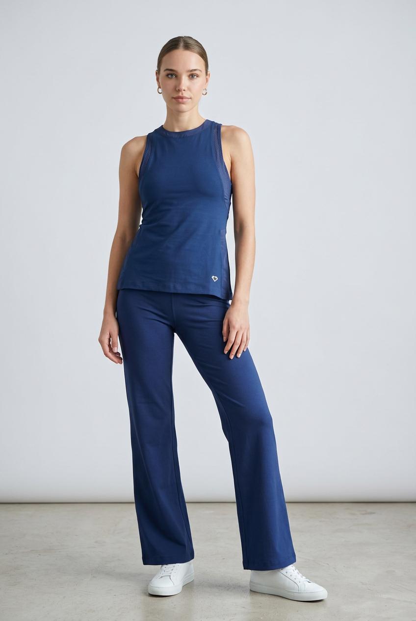 CALÇA FLARE AZUL MARINHO
