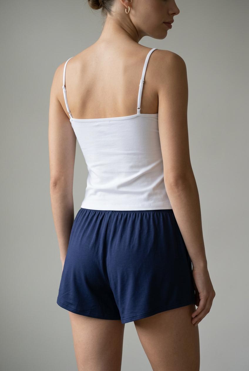 SHORT BOXER AZUL MARINHO