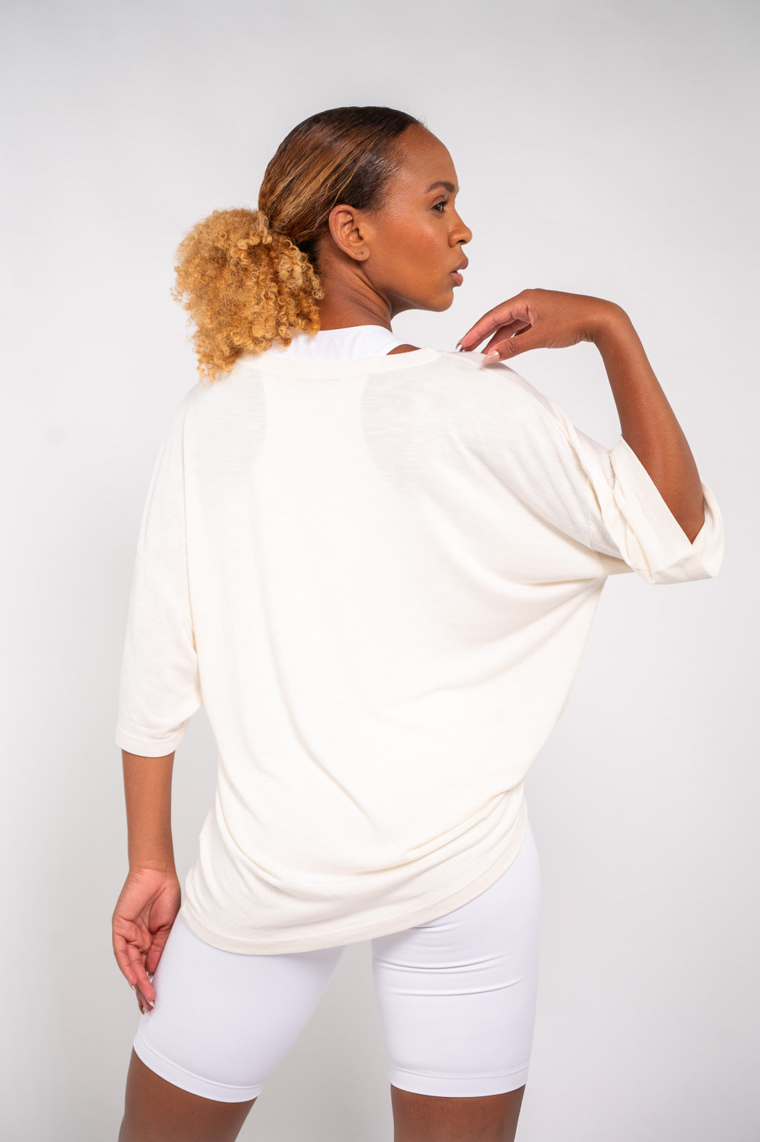 T-SHIRT OVER SIZE OFF WHITE