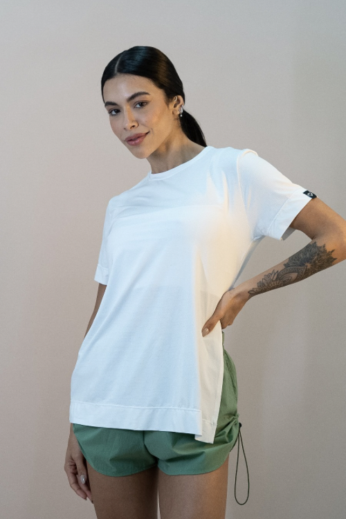 BLUSA MG CURTA ABERTURA LAT FEMM OFF WHITE