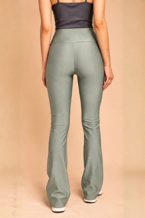 CALÇA FLARE BAILARINA VERDE CIDREIRA