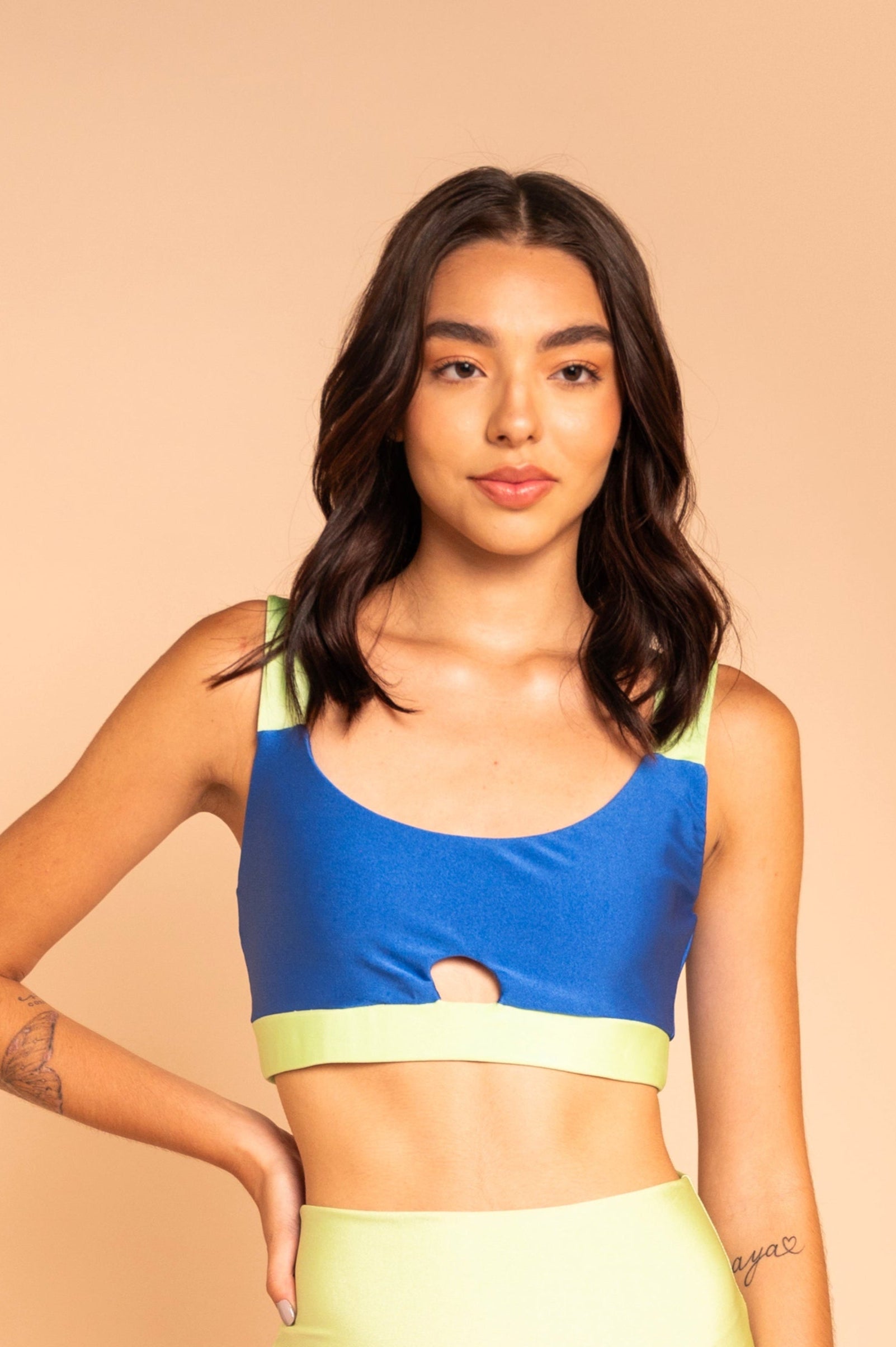 Top Bicolor Gota Tri