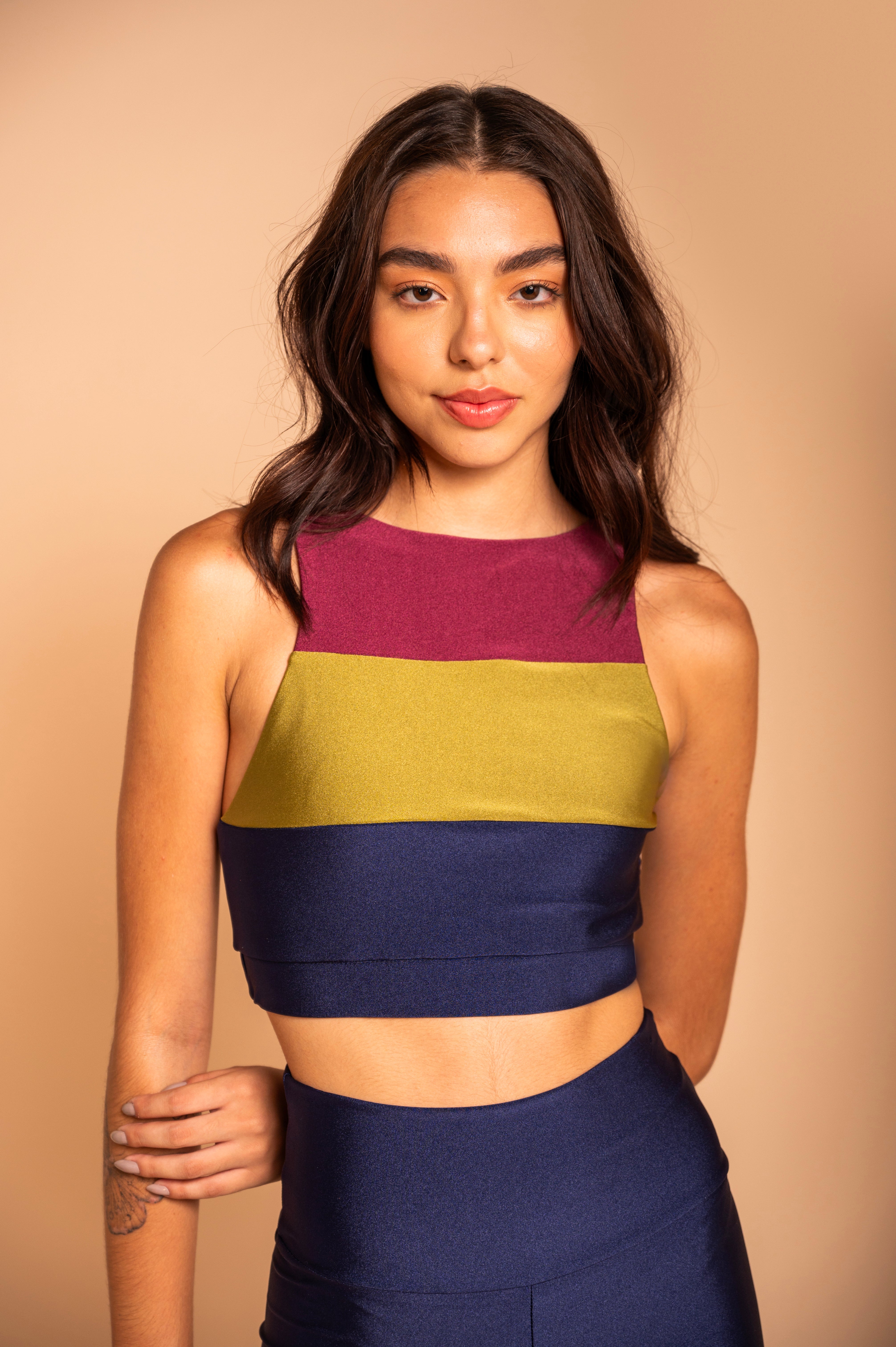 Top Tricolor Horizontal Tri