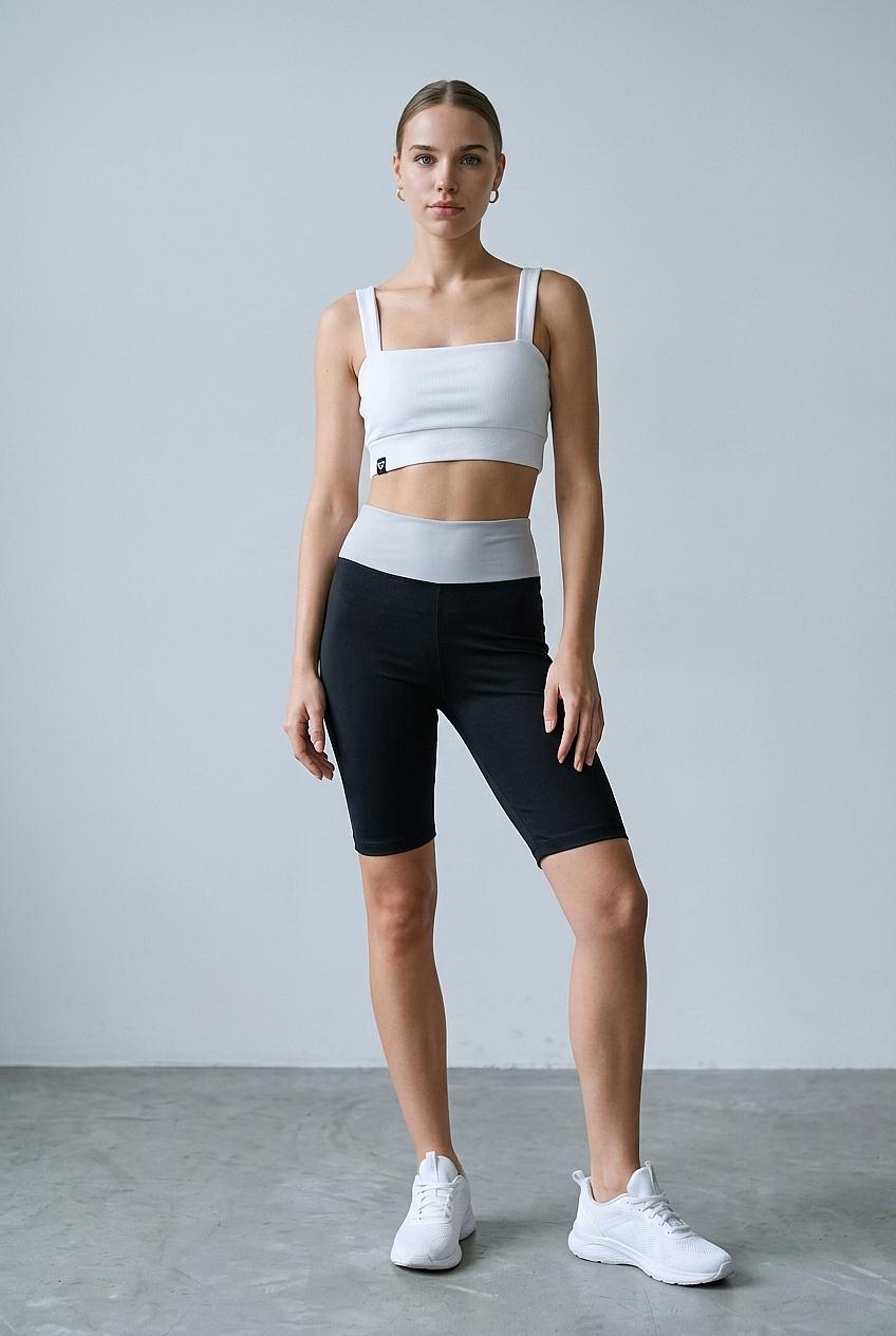 TOP DECOTE RETO ALÇA BRANCO