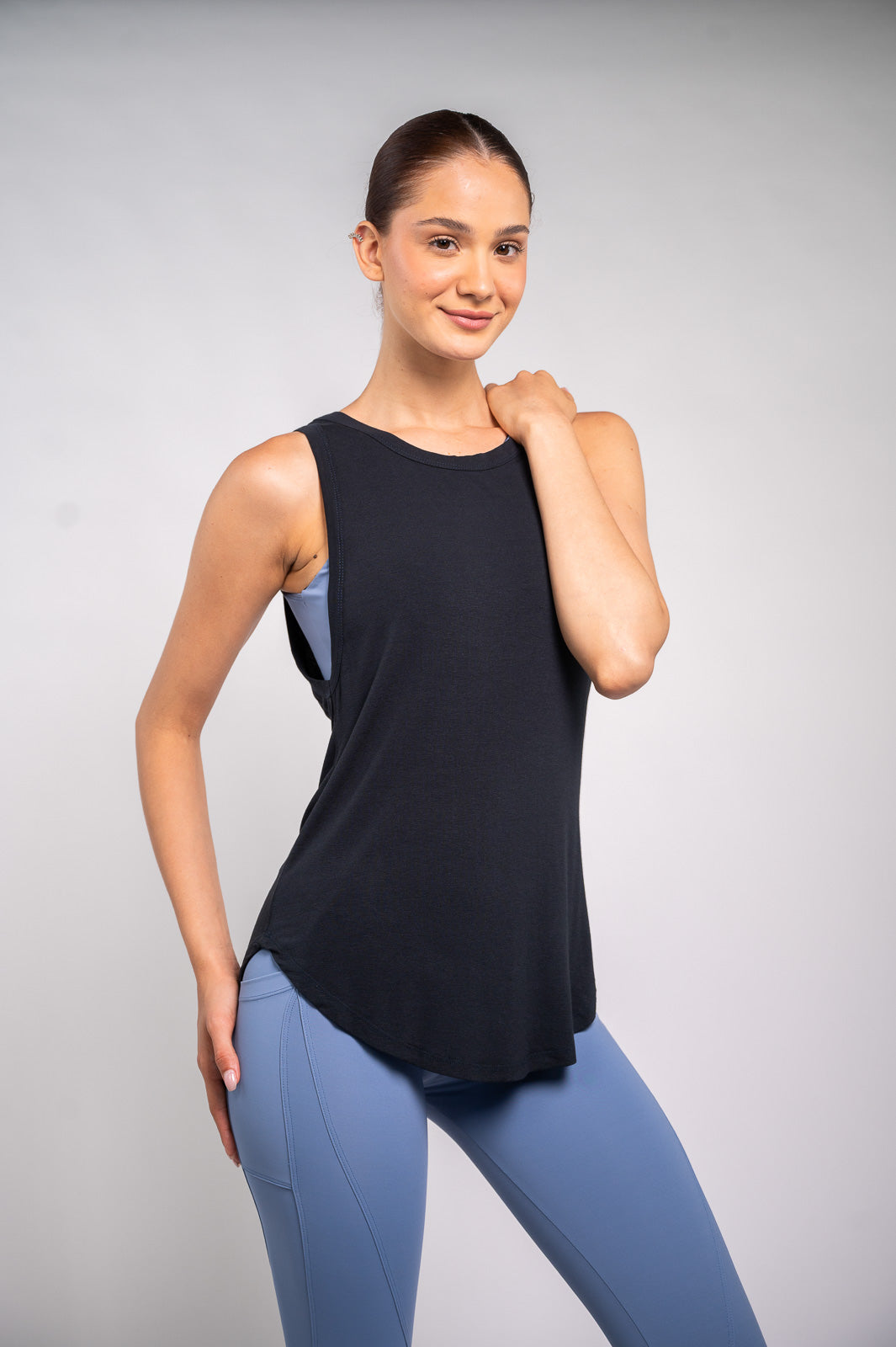 REGATA FRALDADA PRETA