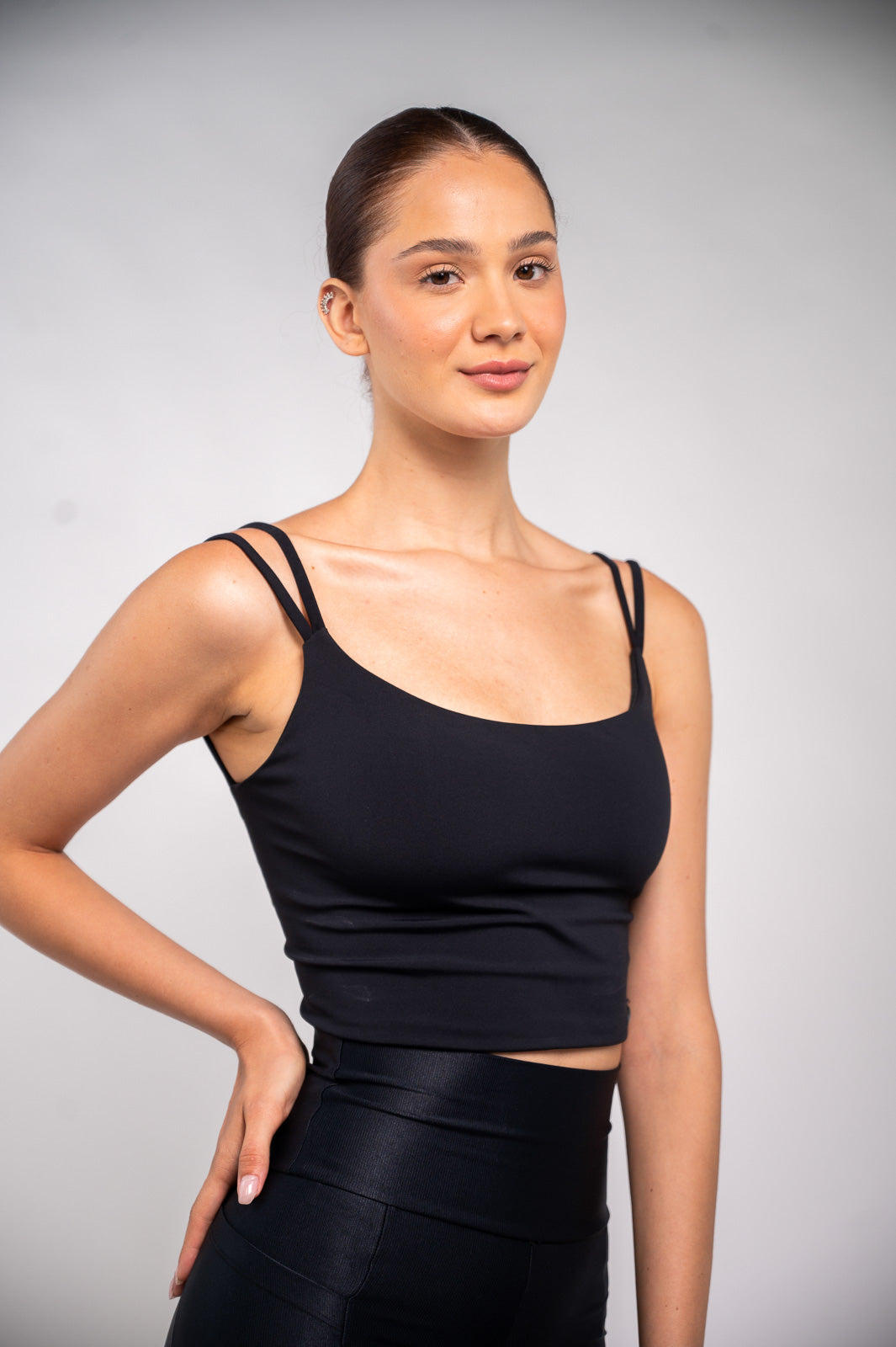 TOP TORCIDO COSTAS PRETO