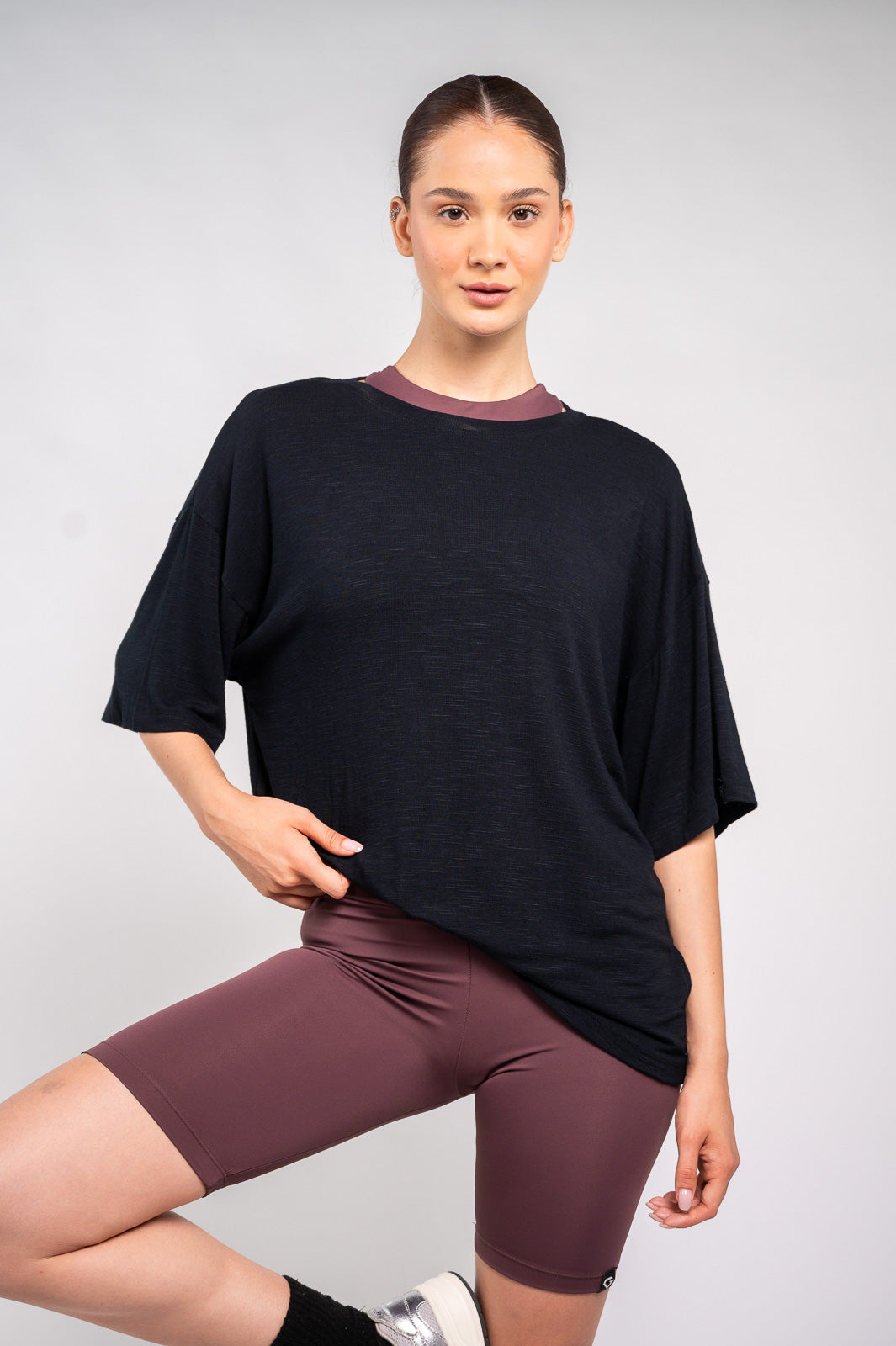 T-SHIRT OVER SIZE PRETA