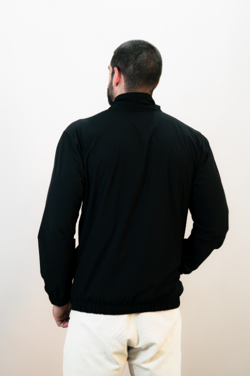 CASACO WINDBREAK GOLA ALTA MASCULINO PRETO